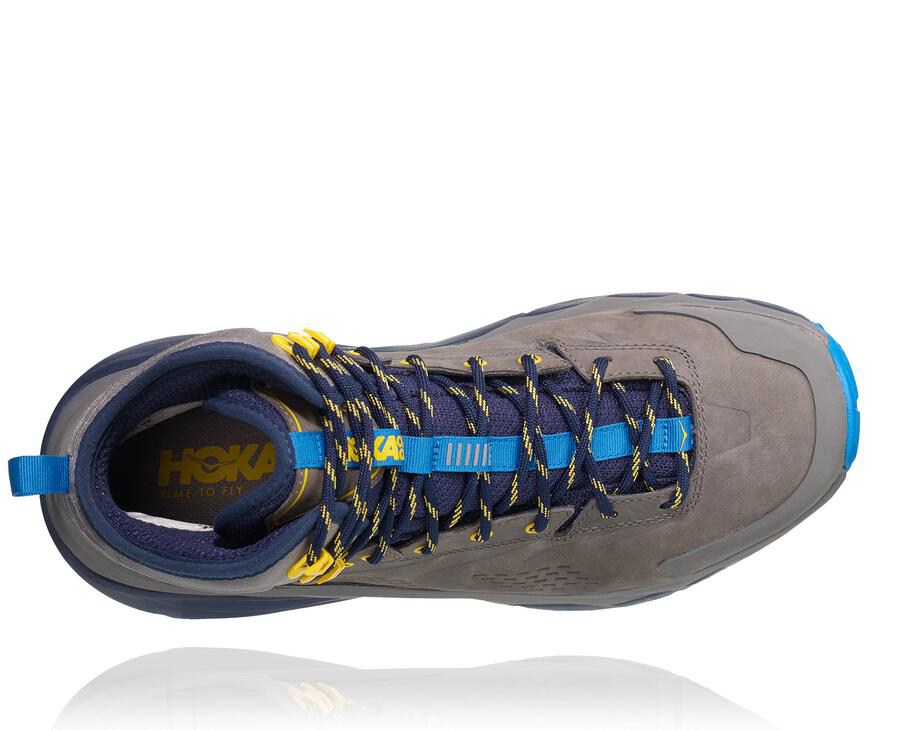 Hoka One One Wandelschoenen Heren - Kaha Gore-Tex - Grijs/Blauw - JB1948730